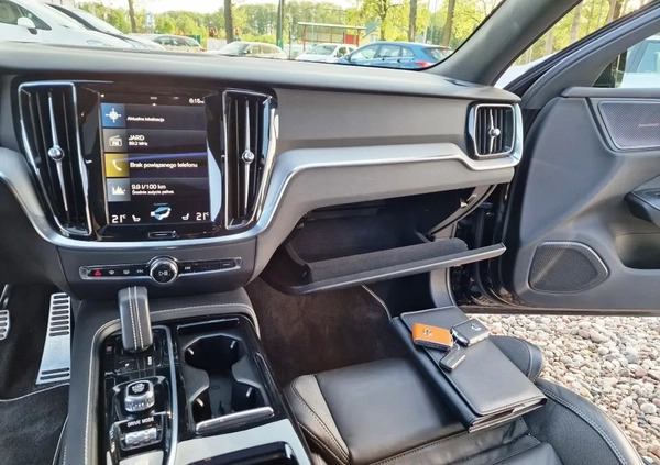 Volvo S60 cena 168900 przebieg: 20600, rok produkcji 2021 z Tykocin małe 667